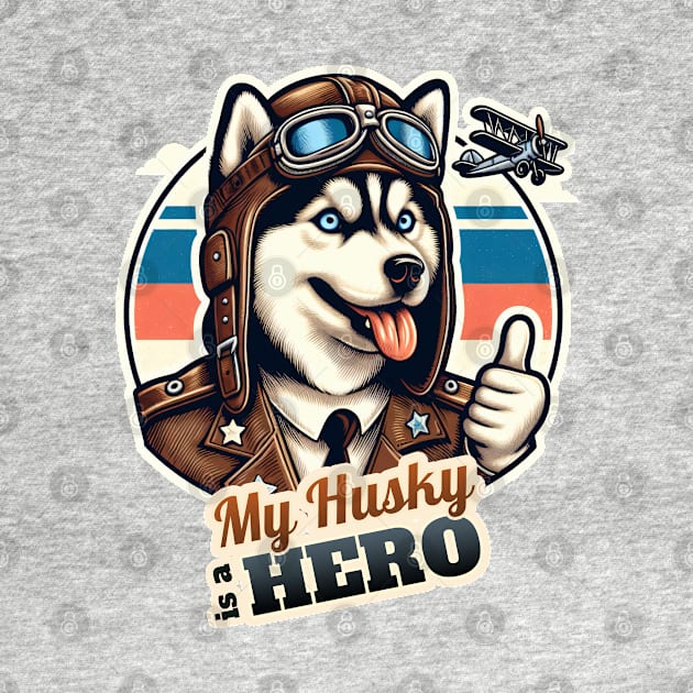 Husky Pilot by k9-tee